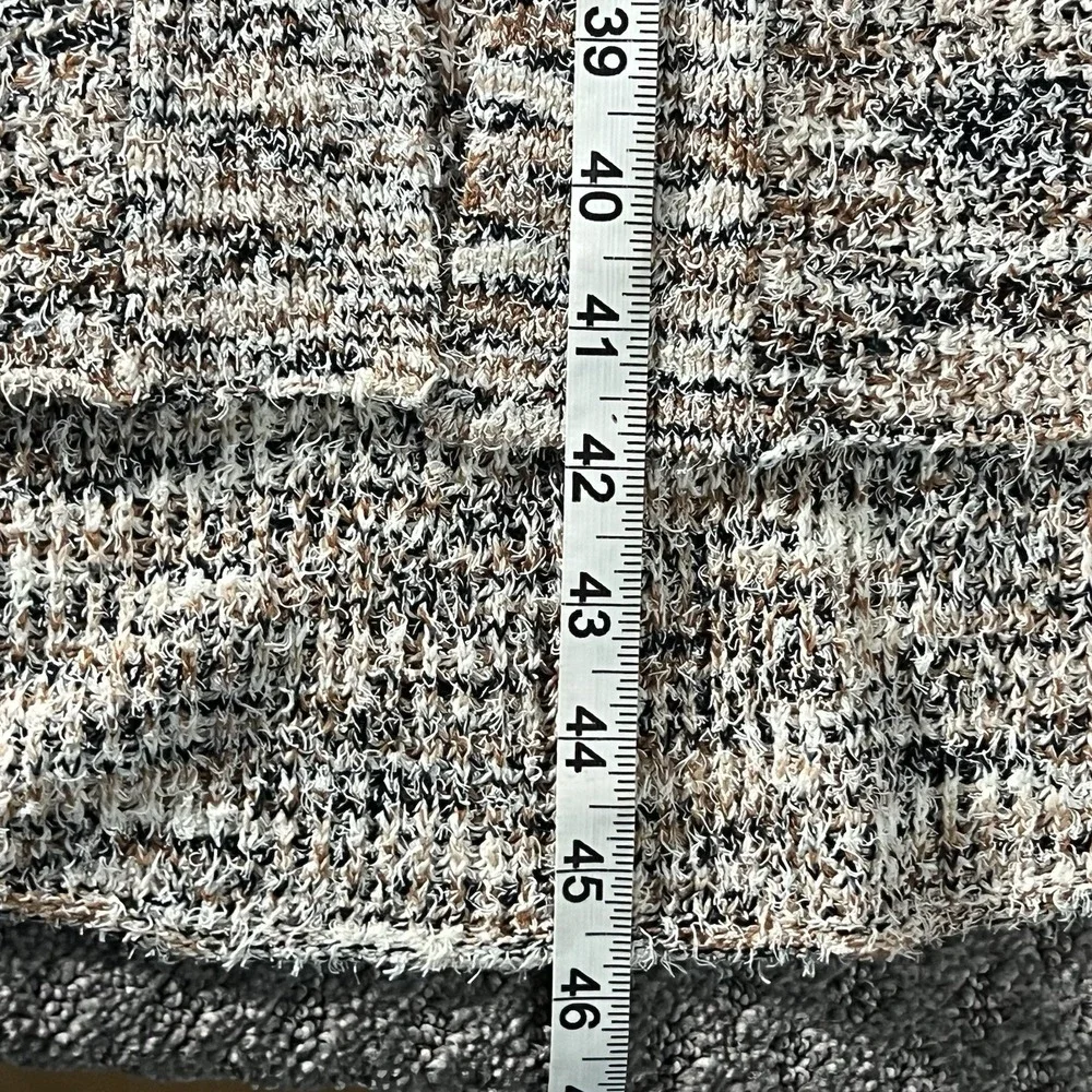 Pilcro Anthropologie Longline Open Front Cardigan Sweater Duster M Pockets‎ Knit